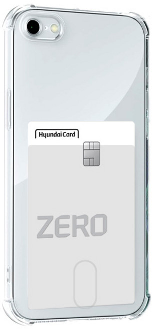 스톤스틸 아이폰 SE2 se 2세대 카드수납 투명 포켓 젤리 케이스 아이폰se2 휴대폰