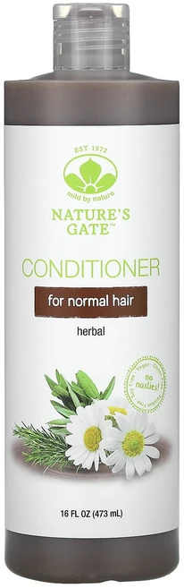 Mild By Nature (Nature's Gate) 허브 컨디셔너 정상 모발용 473ml(16fl oz), MildByNatureNaturesGate허브컨디셔너정, 1개, 473ml - 쿠팡
