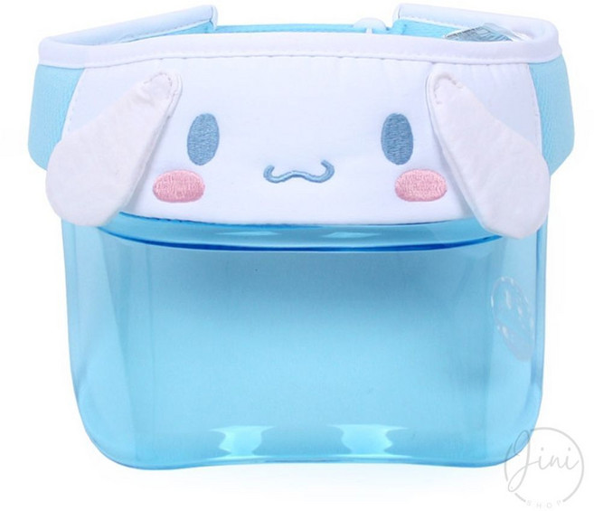 JINI 시나모롤 입체 헤드 젤리 핀캡 썬캡모자