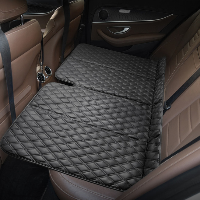 메이튼 차량용 확장형 2열 트렁크 뒷좌석 평탄화 차박매트, 블랙, 컨텐츠 참조