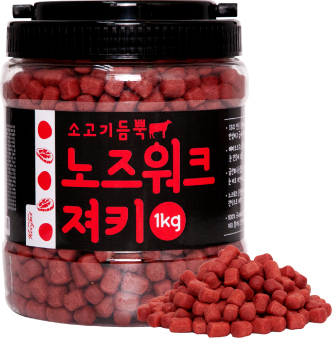 킵펫 강아지 노즈워크 져키, 소고기, 1kg, 1개