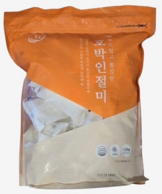 창억떡집 호박 인절미 개별포장, 1.25kg, 1개