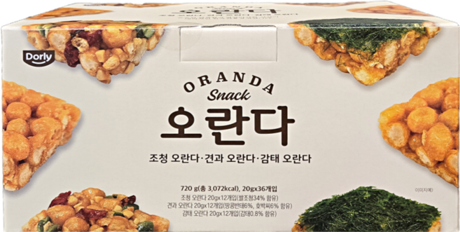 모애당 돌리 오란다 선물세트 (조청 + 견과 + 감태), 1개, 720g