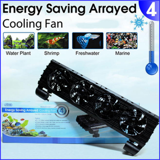 이스타 쿨링팬 4/5/6구(에너지절약형) /수족관 어항 수조 냉각팬 열대어 구피 새우 해수어 온도조절기 CRS, 1개