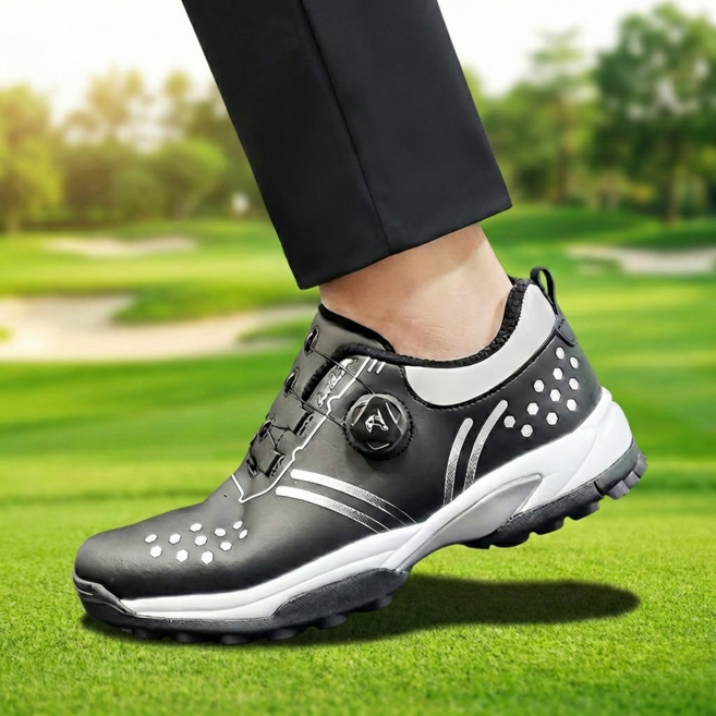 아놀드파마 남성 스파이크리스 다이얼 보아 골프화 2컬러 필드용 연습용 겸용 쿠션 골프운동화 스니커즈 스크린골프화