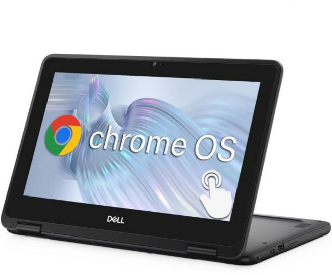 델 Chromebook 11 3100 2-in-1 노트북 11.6인치 터치스크린 인텔 셀러론 N4000 4GB 램 32GB eMMC 128GB 마이크로 SD 카드 크롬 OS리퍼, 델 크롬북 11 3100 2-in-1 터치스크린 노트북
