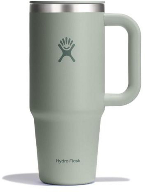 하이드로플라스크 Hydro Flask 텀블러 보온 보냉 물병 커피 머그 스테인리스 709ml 24온스 비치플럼 퍼플, 2)24 Ounces, AGAVE