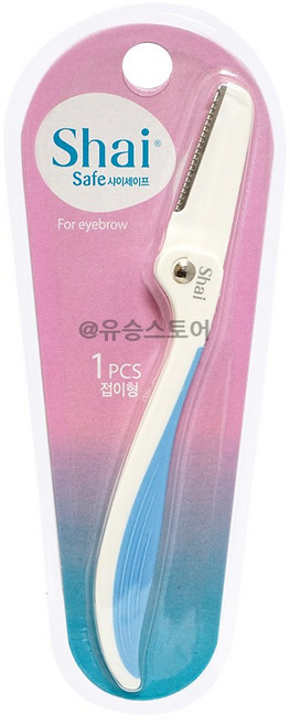 도루코 여성용 샤이세이프 접이식 눈썹면도기, 랜덤발송, 20개