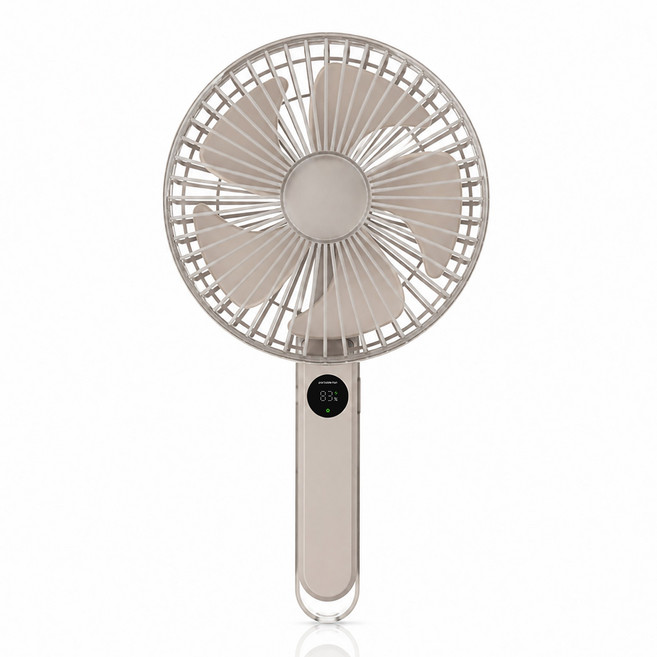 나비 스톰 빅팬 16cm 휴대용 BLDC 무선 접이식 선풍기 대형 손풍기, 샌드카키, NV233-PHF30