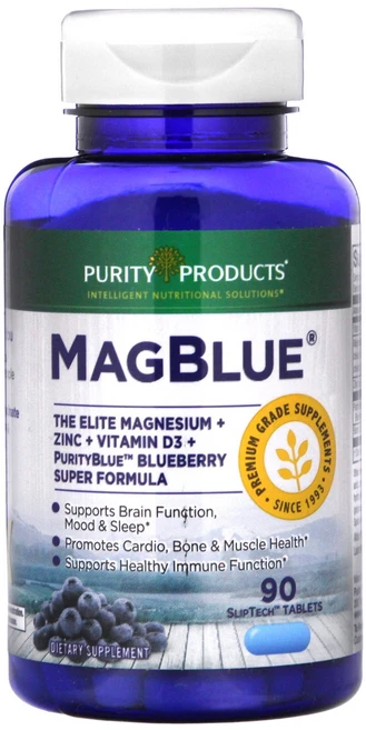 Purity Products MagBlue SlipTech 정제 90정 Products (퓨리티 프로덕츠), Purity Products 퓨리티 프로덕츠 MagBl, 1개 - 쿠팡