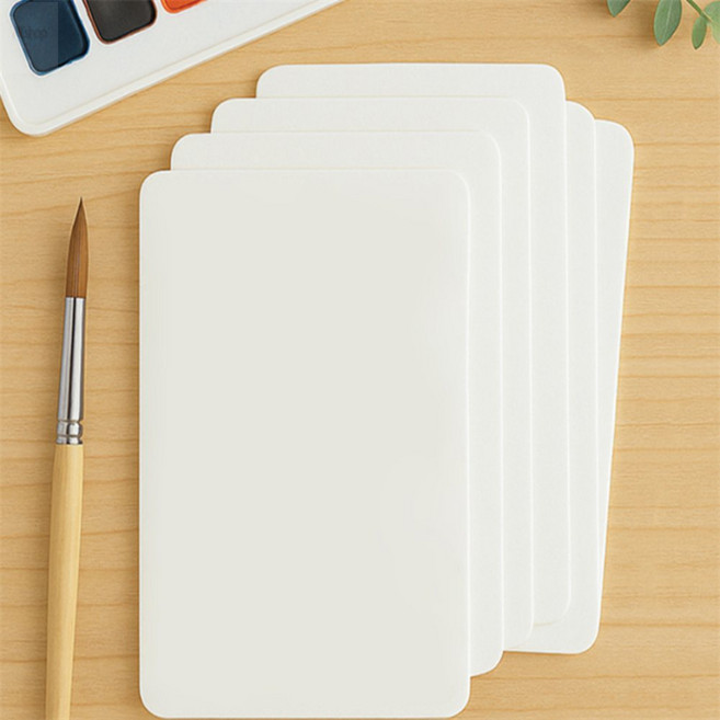 올샵 캘리그라피 드로잉 엽서 아트페이퍼 반코팅 무지 종이카드 100매7x11cm 종이코팅지