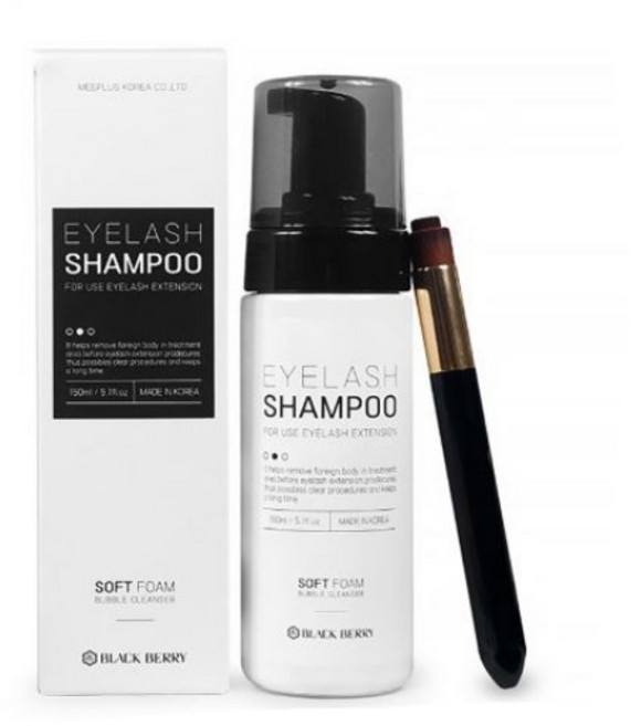 블랙베리 래쉬폼 속눈썹샴푸 150ml (전용솔포함), 1개