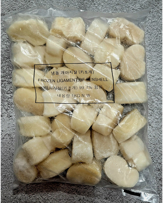 냉동 키조개관자 1kg 31/40개아지살 가이바시, 1개