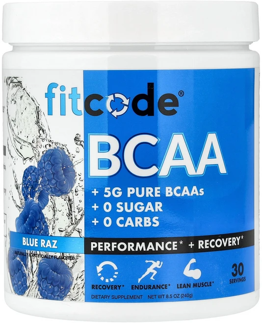 핏코드 fitcode BCAA 블루 라즈 맛 240g8.5oz123295원산지:기타, 1, 240g - 쿠팡