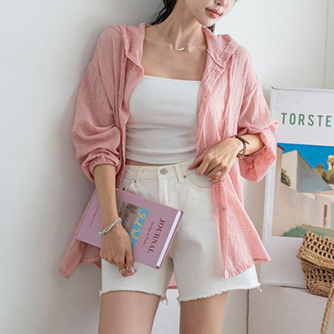 [나크21] (55~99) 거즈 셔츠 블라우스 NK52-TS-92