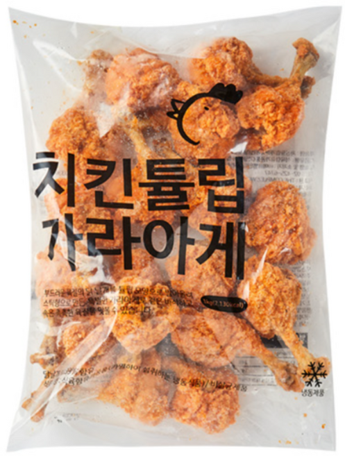 간편 냉동 치킨튤립 가라아게 1kg 맥주안주 어린이간식, 10개