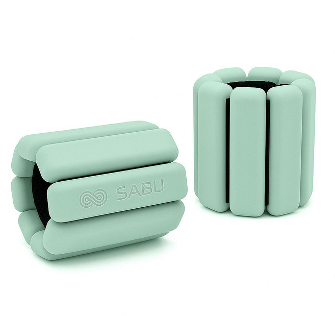 SABU 중량밴드 모래주머니 손목 발목 아령, 0.5kg, 민트