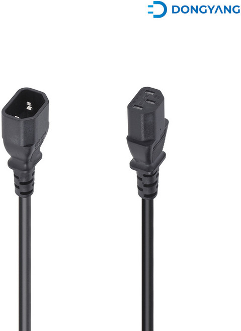 국산 동양 컴퓨터 연장코드 캡코드 16A 1.5*3C 전원 케이블 3m