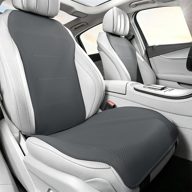 CABULE 자동차 시트커버 사계절 용 차량시트커버 통풍 가죽 보호매트, 03, 1세트