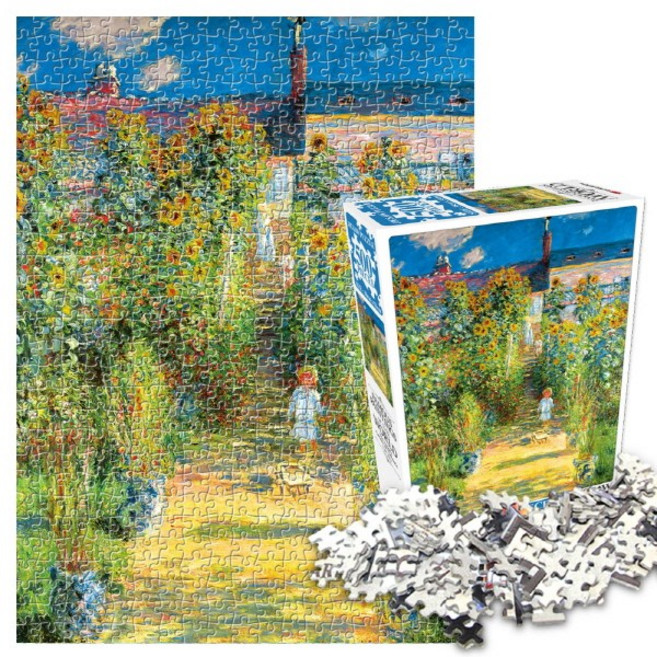 세계명화 직소 퍼즐 500조각 그림 명작 유화 미술 작품, 1개, 베퇴유의 예술가 정원, 500피스