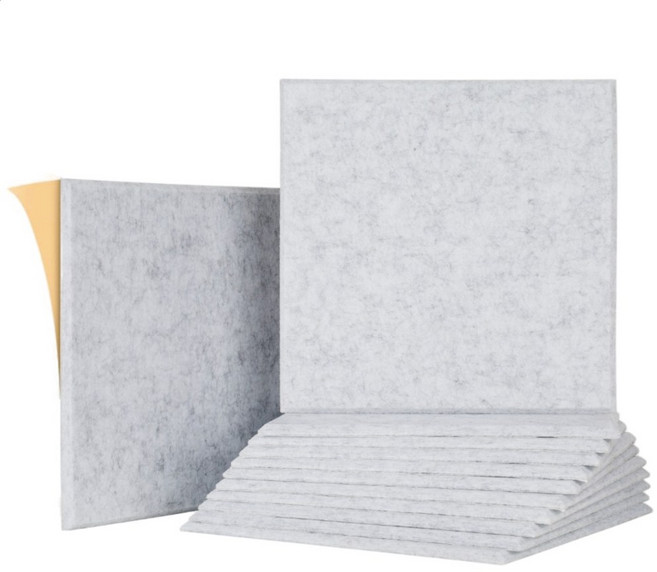 접착식 인테리어 9T 방음판 흡음재 30cm 30cm, 12개, 그레이