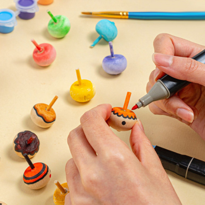 도토리 팽이 100개입, 1개