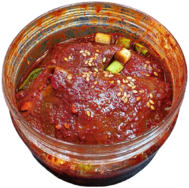 양념콩잎(노란콩잎장아찌) 구포시장 콩잎맛집 정가네반찬 정반식품(주) 300g 600g, 1개