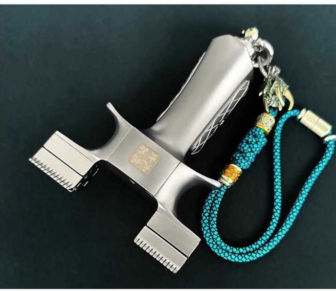 티타늄새총 전문가용새총 서바이벌 휴대용 고정밀 메탈, J. 스크류 클립 우드 8422