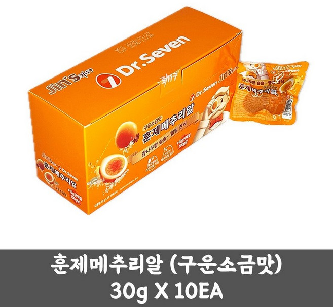 만숭 훈제메추리알 구운소금맛 30g (10개 1세트)
