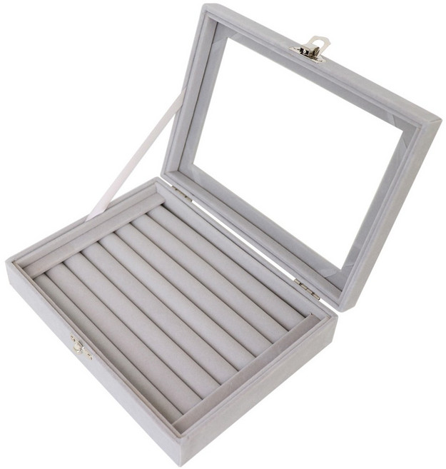 하늬통상 쥬얼리 악세서리 보관함, 그레이 B, 1개