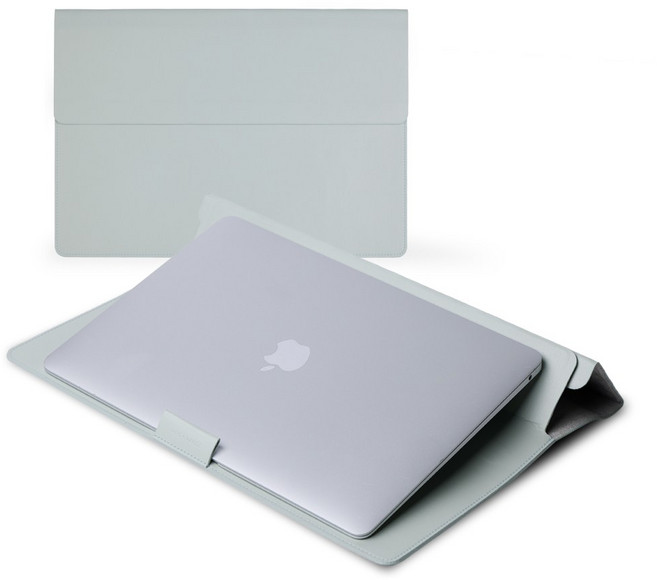 라보바르데 노트북 맥북 LG 그램 파우치 13 14 15 16 인치 거치대 겸용 케이스 가방, 클리어블루