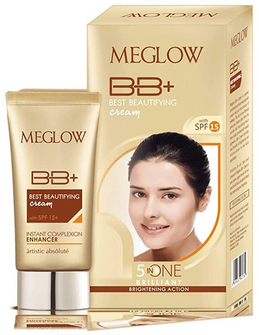 MEGLOW BB+ CREAM With SPF 15 for Women 30g