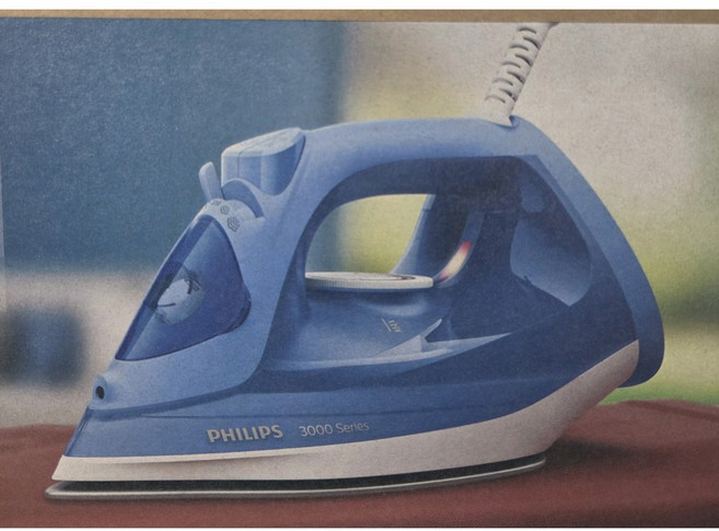 필립스 DST3020/20 스팀다리미 핸디형 세라믹열판, 블루, DST3020