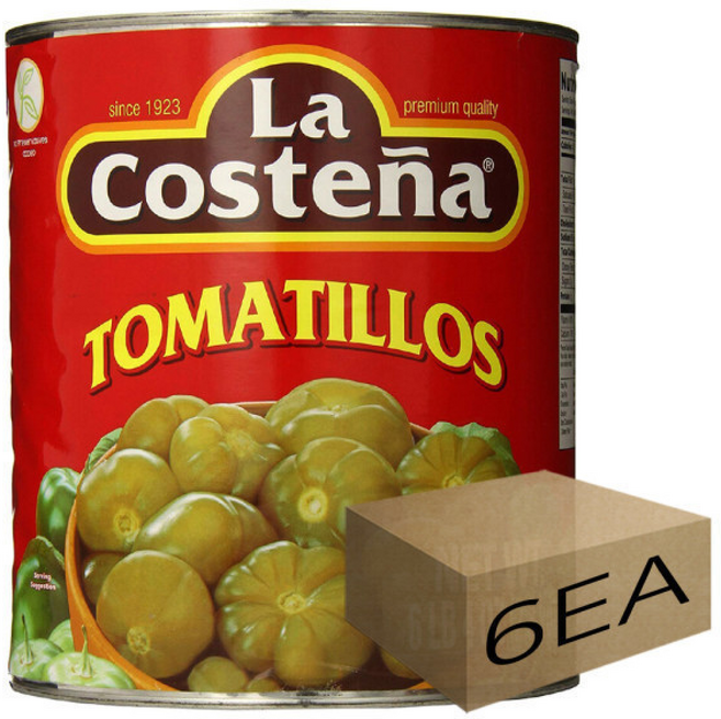 ) 라코스테냐 그린토마티요 토마틸로 홀, 1박스, 2.8kg