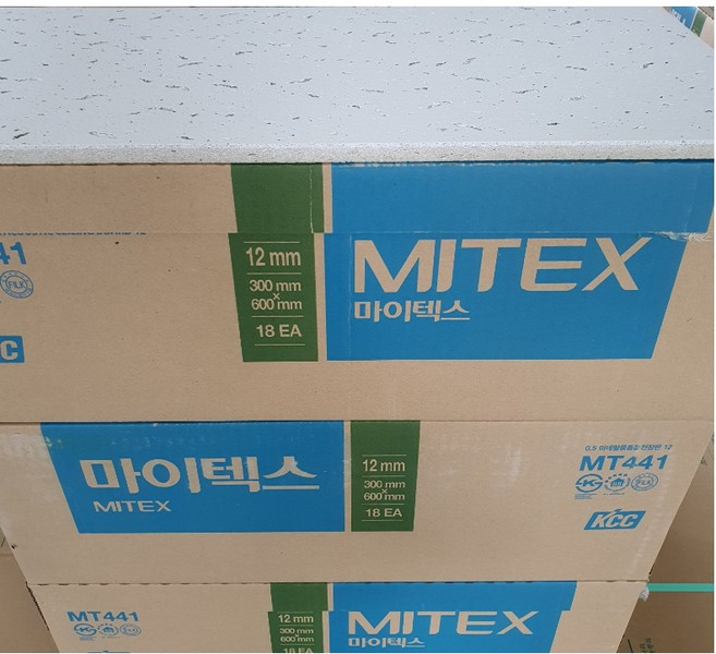 KCC 마이텍스 12TX300X600:18매/BOX, 12TX300X600MM:18매/BOX, 1개