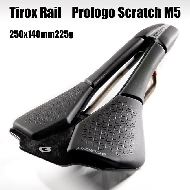 프로로고 Prologo Scratch M5 CPC PAS Tirox 자전거 안장, 블랙