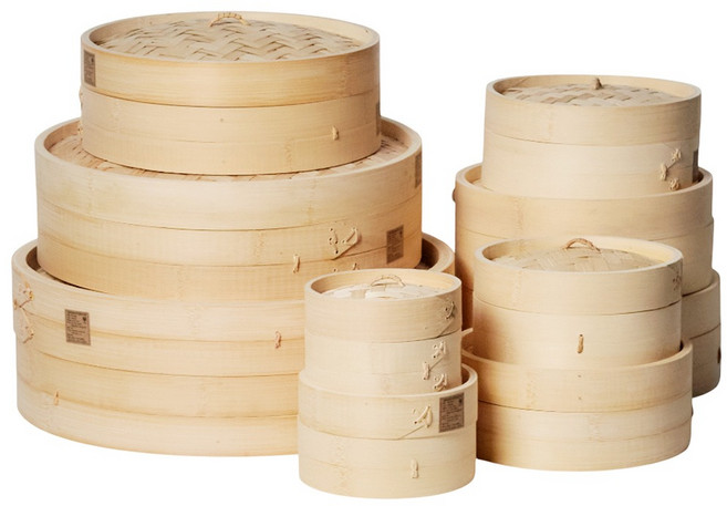 대나무 만두 찜기 딤섬 8호 40cm 채반 찜통, 대나무 만두 찜기 딤섬 8호 하부