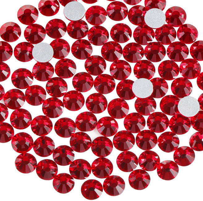 [Beadsland]비즈랜드 플랫 백 라인스톤 네일 아트 공예용 - 다크시암, 2880개, 다크시암,SS3,1.2-1.4mm