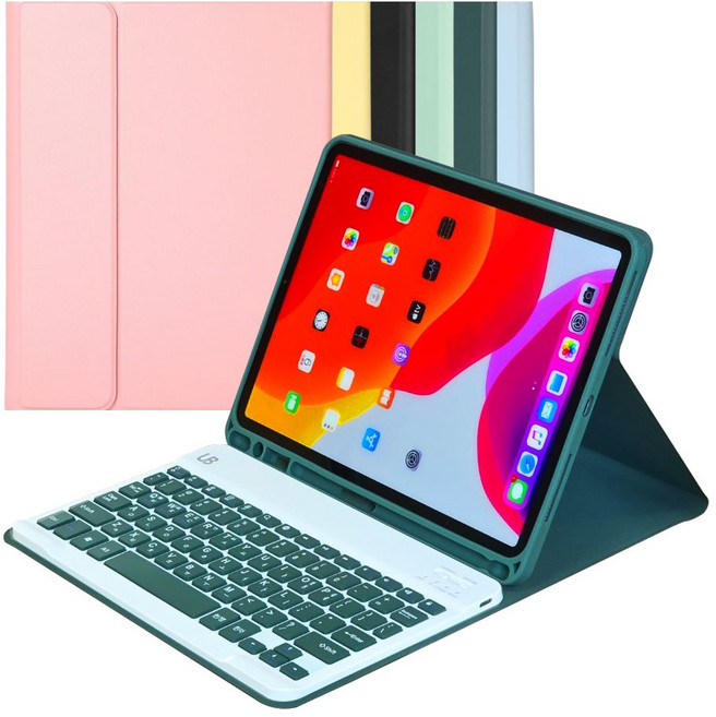 UB 갤럭시 탭 S9 FE 플러스 펜슬 수납 키보드 케이스 rkr8400Xu, 1개, 단일