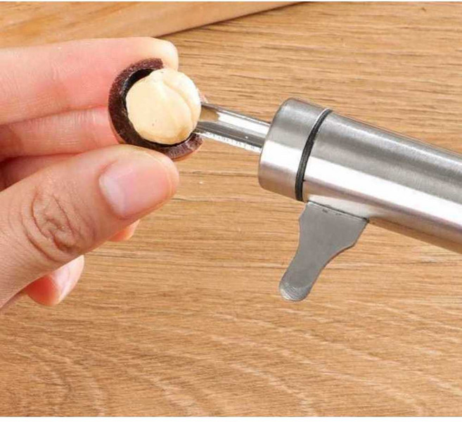 마카다미아 까는도구 스테인레스 스틸 호두 헤이즐넛 피칸 껍질 까기 견과류 오프너, 상세 페이지 참고, 2개