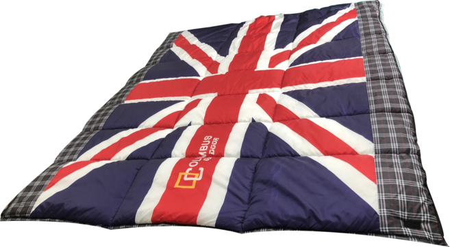 2인용 캠핑침낭 글램핑Q 유니온잭, 1개