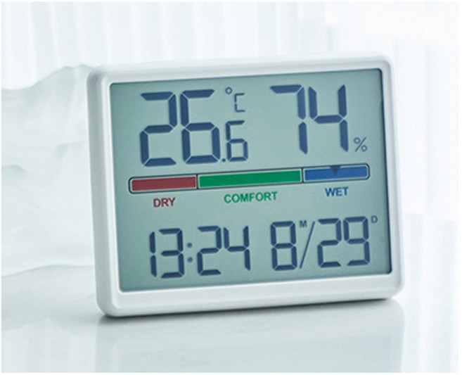 숫자가큰 디지털온도계, 1개, 멀티시간온도계(화이트)