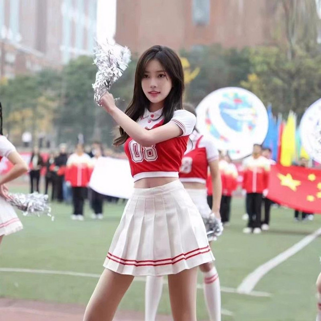 치어리딩의상 무대 응원복 코스프레 치마 반티 치어리더