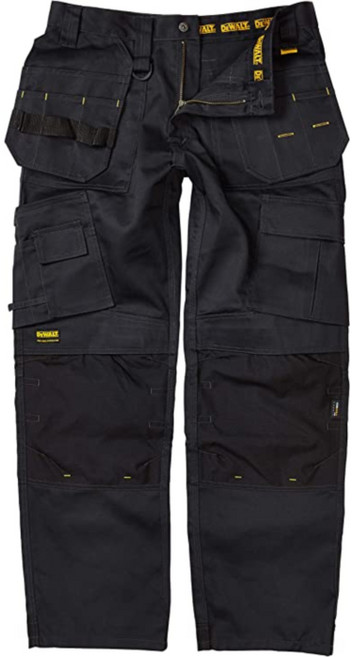 디월트 워크웨어 Pro Tradesman 홀스터 작업용 바지 블랙 30W 32W 36W