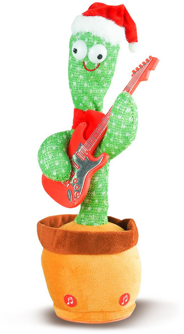 토이토 크리스마스 말 따라하는 선인장 인형 움직이는 장난감, 1개, 기타, 10cm