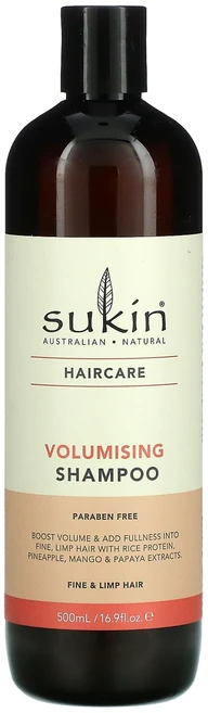 Sukin 볼류마이징 샴푸 가늘고 푸석한 모발 500ml(16.9fl oz), 500ml, 1개 - 쿠팡