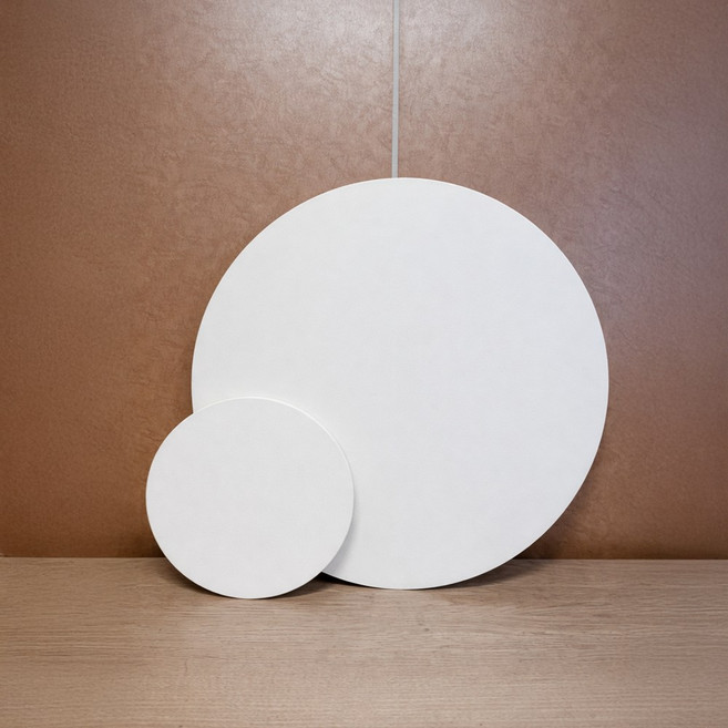 원형 도화지 판넬 2개입 지름 15cm