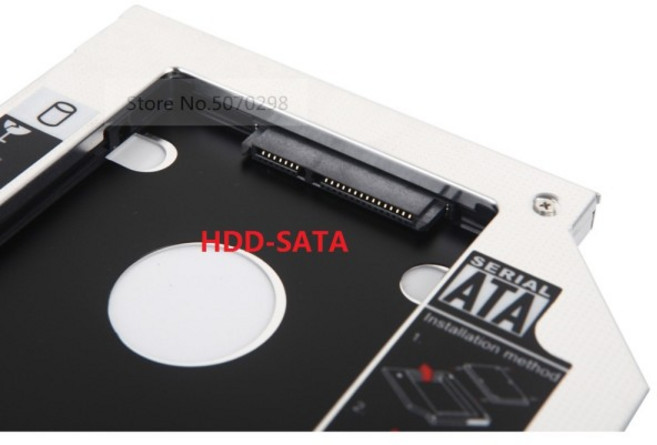 SATA 9.5mm 두 번째 HDD SSD 하드 드라이브 광학 베이 캐디 프레임 Acer Aspire ES1-522 GUC0N, 01 빠른