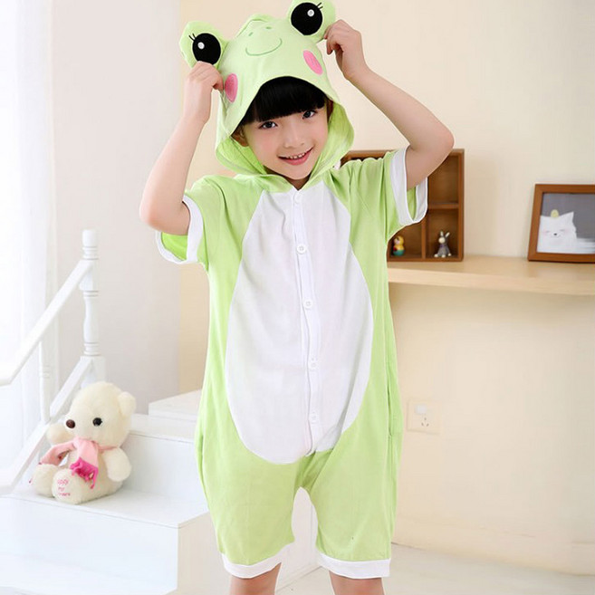 자두나무 어린이 동물잠옷 반팔 여름용 잠옷