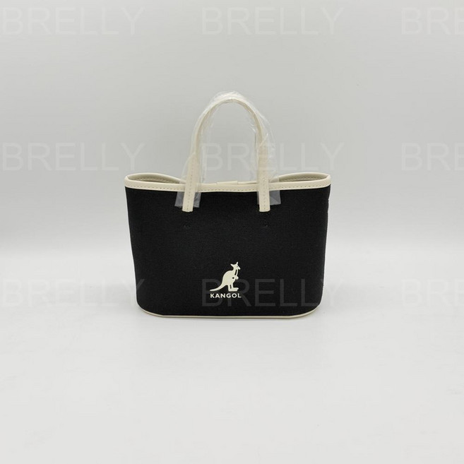 캉골 시즌신상 듀오 데이즈 내부 오픈 포켓 스몰 미니 크로스백 토트백 가방 (블랙)